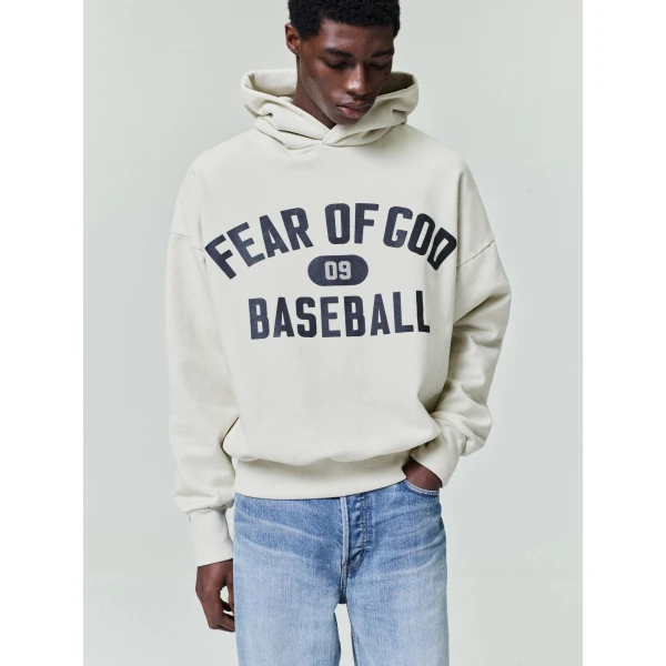 Fear of God 09 Classic Hoodie in Dirty Ivory | Sweatshirts | Luxury Shoes 