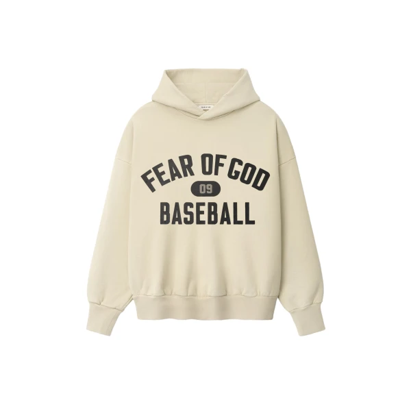 Fear of God 09 Classic Hoodie in Dirty Ivory | Luxury Shoes 