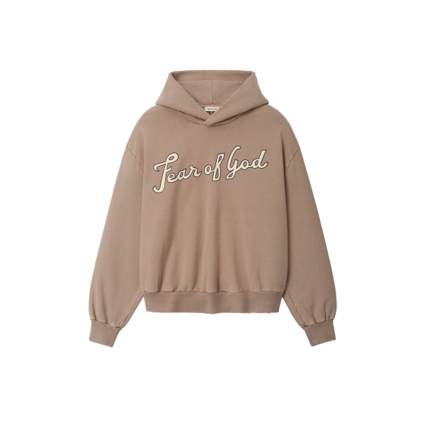 Fear of God 26 Classic Half Raglan Hoodie in Dune Pearl | Luxury Shoes 