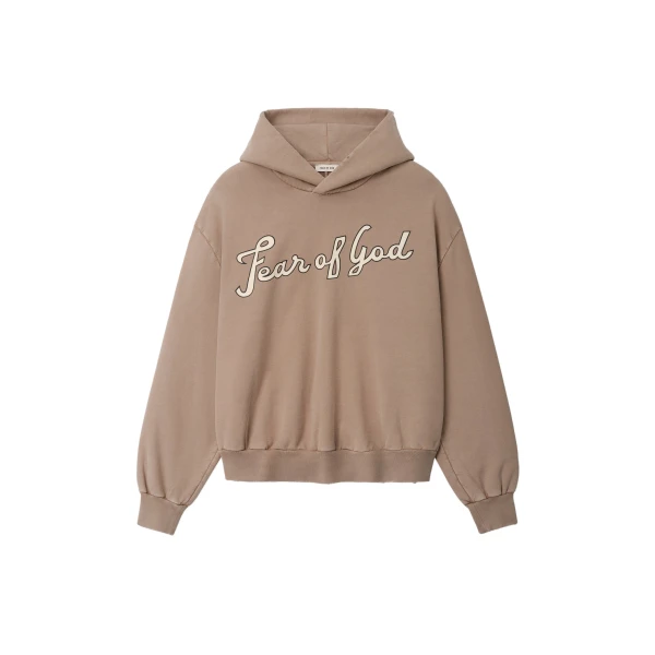 Fear of God 26 Classic Half Raglan Hoodie in Dune Pearl | Luxury Shoes 