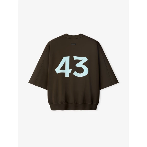 Fear of God 43 Cut Sleeve Sweatshirt in Dark Brown | Sweatshirts | Luxury Shoes 