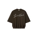 Fear of God 43 Cut Sleeve Sweatshirt in Dark Brown | Luxury Shoes 