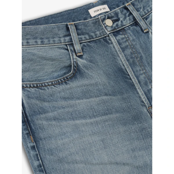Fear of God 70s 5 Pocket Jean in Medium Indigo | Pants | Luxury Shoes 