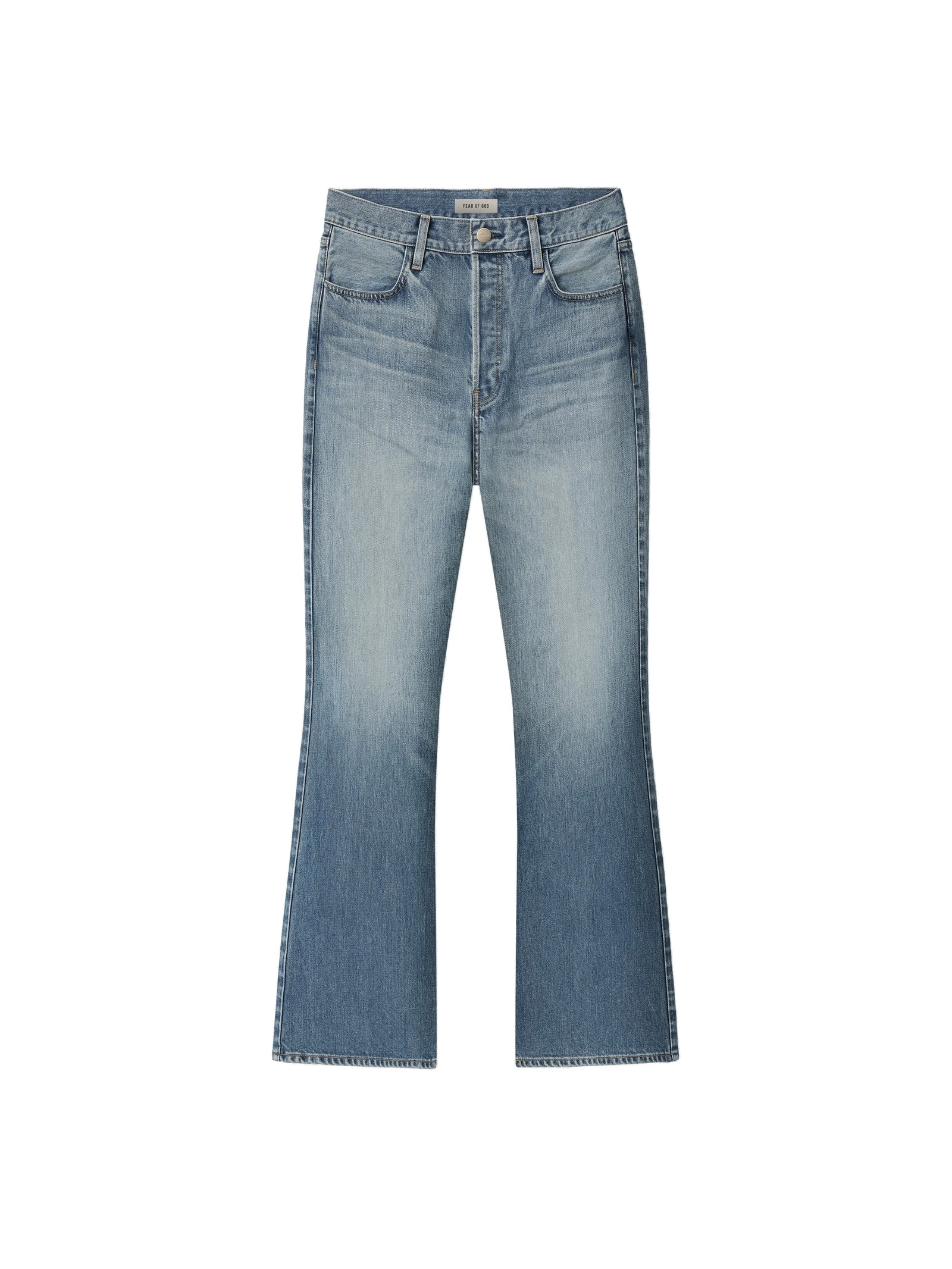 Fear of God 70s 5 Pocket Jean in Medium Indigo Fear of God 70s 5 Pocket Jean in Medium Indigo | Luxury Shoes