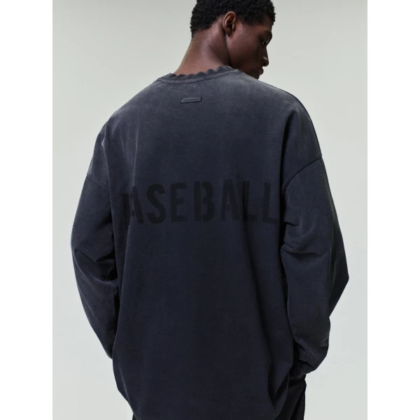 Fear of God 9 Long Sleeve Tee in Black | T-shirts & vests | Luxury Shoes 