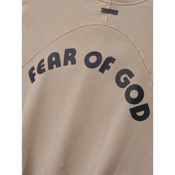 Fear of God Baseball Classic Half Raglan Sweatshirt in Dune Pearl | Sweatshirts | Luxury Shoes 