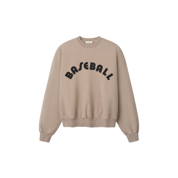 Fear of God Baseball Classic Half Raglan Sweatshirt in Dune Pearl | Luxury Shoes 