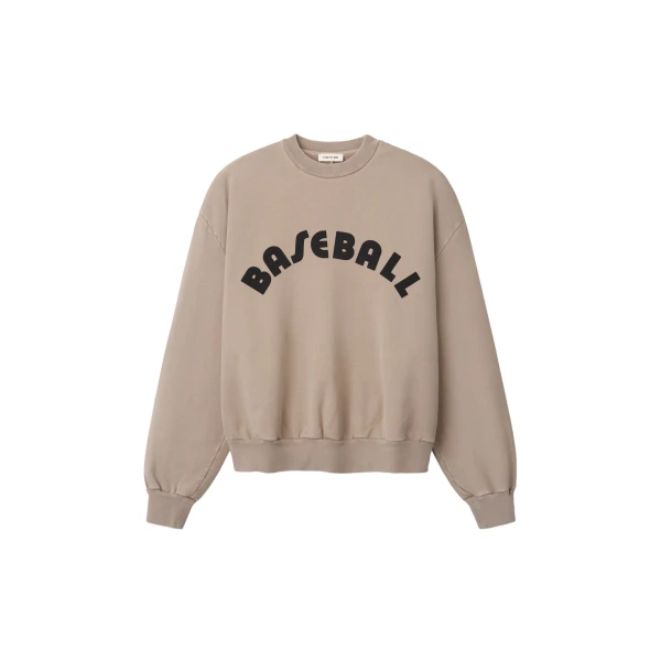 Fear of God Baseball Classic Half Raglan Sweatshirt in Dune Pearl | Luxury Shoes 