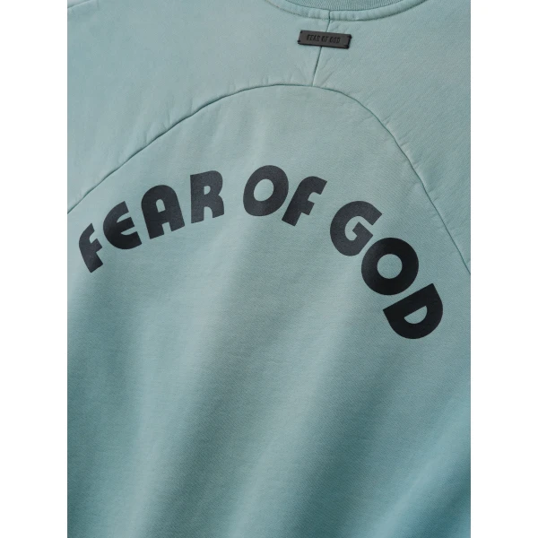 Fear of God Baseball Classic Half Raglan Sweatshirt in Sky | Sweatshirts | Luxury Shoes 