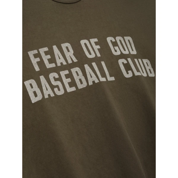 Fear of God Baseball Club Tee in Faded Brown | T-shirts & vests | Luxury Shoes 