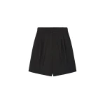 Fear of God Black Striped Wool Baggy Shorts in Black Striped | Luxury Shoes 