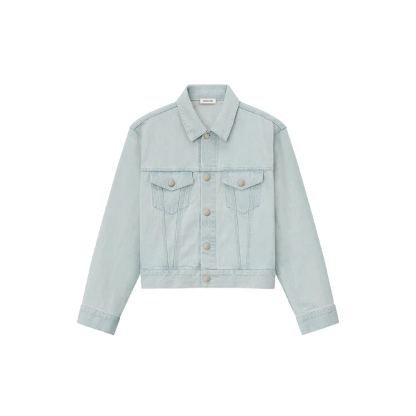 Bleached Denim Classic Trucker Jacket in Bleach Wash