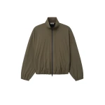 Fear of God Bonded Nylon Tech Track Jacket in Forest | Luxury Shoes 
