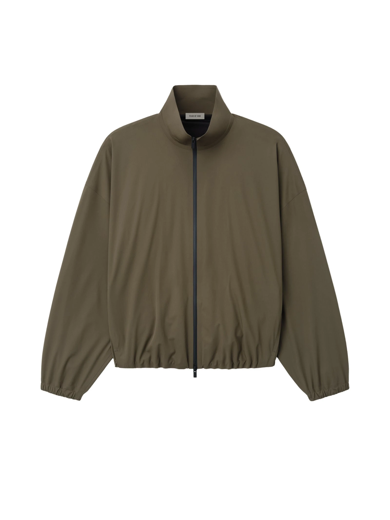 Fear of God Bonded Nylon Tech Track Jacket in Forest Fear of God Bonded Nylon Tech Track Jacket in Forest | Luxury Shoes