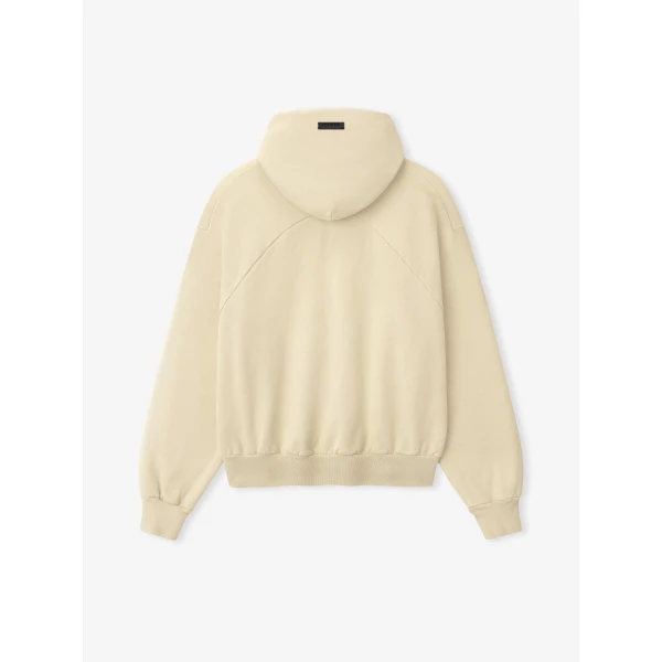 Fear of God Classic Half Raglan Hoodie in Dirty Ivory | Sweatshirts | Luxury Shoes 