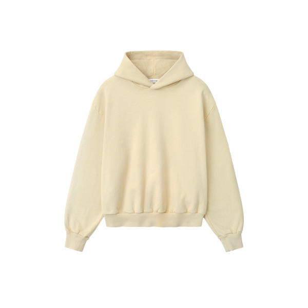 Fear of God Classic Half Raglan Hoodie in Dirty Ivory | Luxury Shoes 