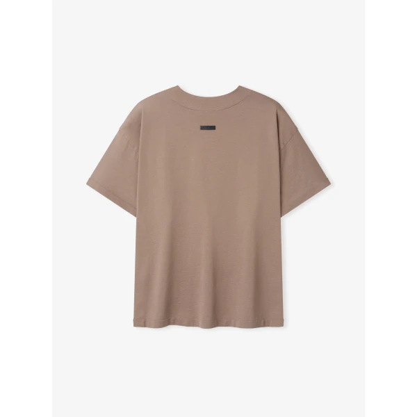 Fear of God Clean Neck Short Sleeve Tee in Dune Pearl | T-shirts & vests | Luxury Shoes 