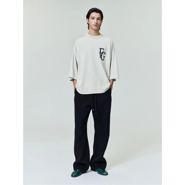 Fear of God Cotton Rayon 26 Short Sleeve Tee in Dirty Ivory | T-shirts & vests | Luxury Shoes 