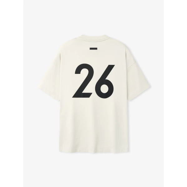 Fear of God Cotton Rayon 26 Short Sleeve Tee in Dirty Ivory | T-shirts & vests | Luxury Shoes 