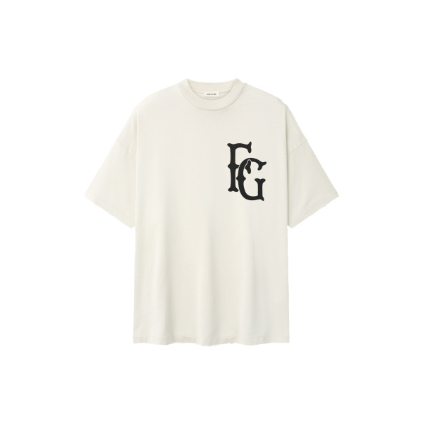 Fear of God Cotton Rayon 26 Short Sleeve Tee in Dirty Ivory | Luxury Shoes 