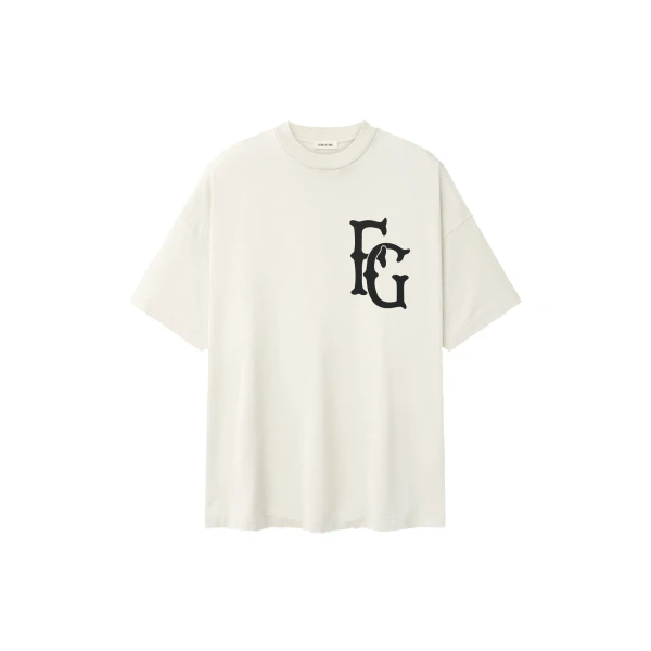Fear of God Cotton Rayon 26 Short Sleeve Tee in Dirty Ivory | Luxury Shoes 