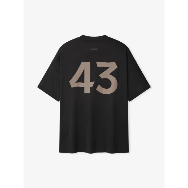 Fear of God Cotton Rayon 43 Tee in Black | T-shirts & vests | Luxury Shoes 