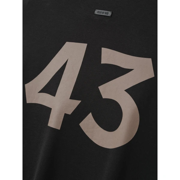 Fear of God Cotton Rayon 43 Tee in Black | T-shirts & vests | Luxury Shoes 