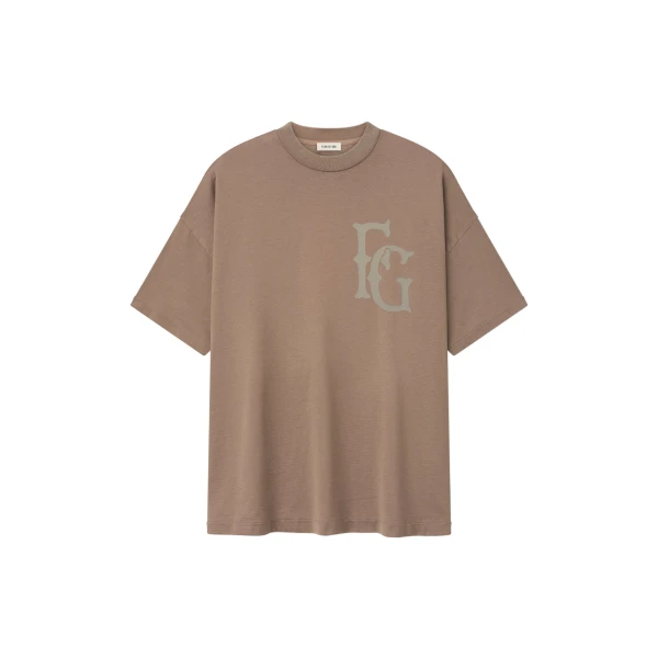 Fear of God Cotton Rayon 43 Tee in Dune Pearl | Luxury Shoes 