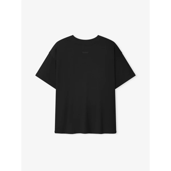 Fear of God Cotton Rayon Tee in Black | T-shirts & vests | Luxury Shoes 