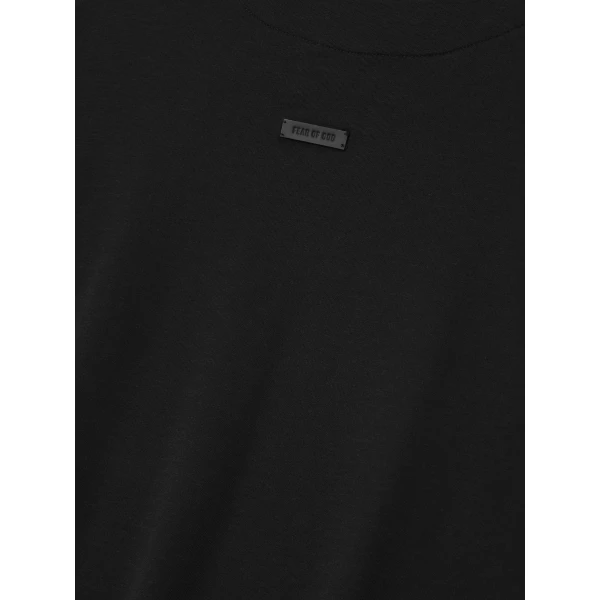 Fear of God Cotton Rayon Tee in Black | T-shirts & vests | Luxury Shoes 