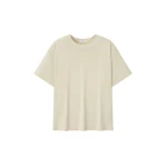 Fear of God Cotton Rayon Tee in Dirty Ivory | Luxury Shoes 