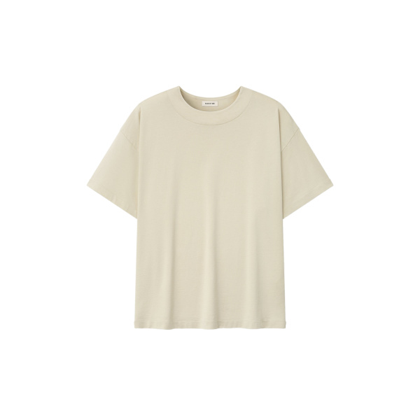 Fear of God Cotton Rayon Tee in Dirty Ivory | Luxury Shoes 