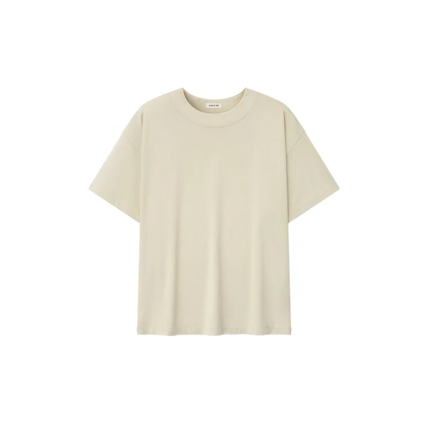 Fear of God Cotton Rayon Tee in Dirty Ivory | Luxury Shoes 