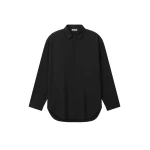 Fear of God Cotton Wool Oxford Classic Shirt in Black | Luxury Shoes 