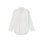 Fear of God Cotton Wool Oxford Classic Shirt in White | Luxury Shoes 