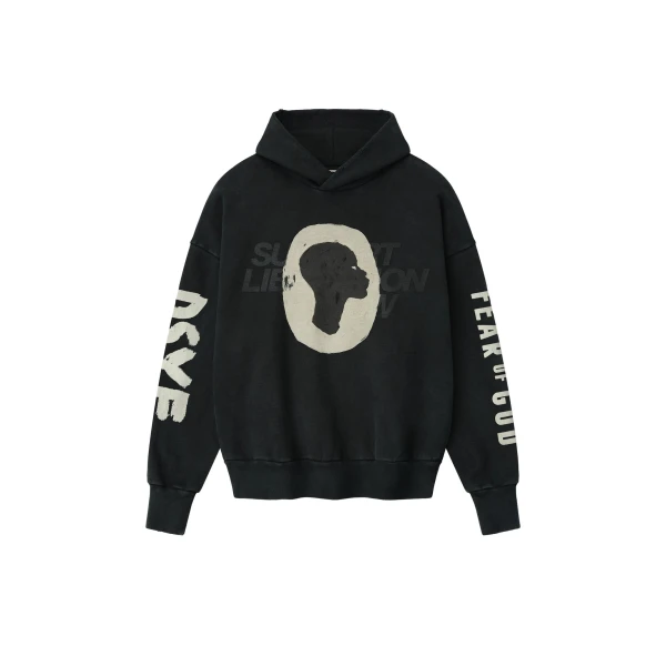 Fear of God DSYF Hoodie in Black | Luxury Shoes 