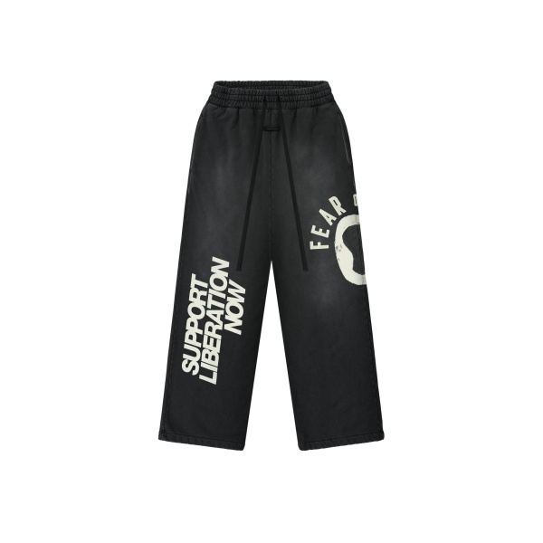 Fear of God DSYF Wide Leg Sweatpant in Black | Luxury Shoes 