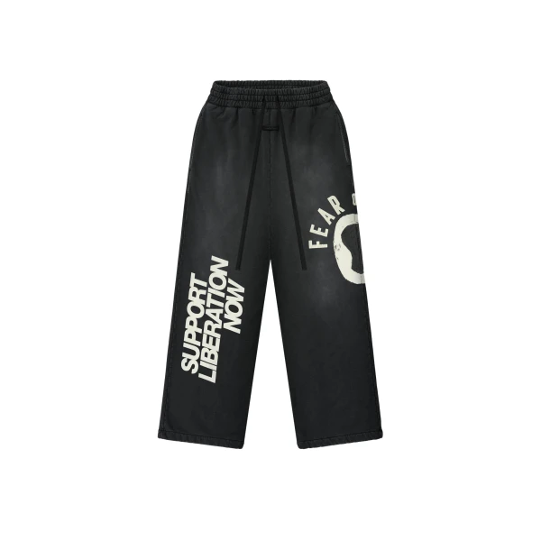 Fear of God DSYF Wide Leg Sweatpant in Black | Luxury Shoes 