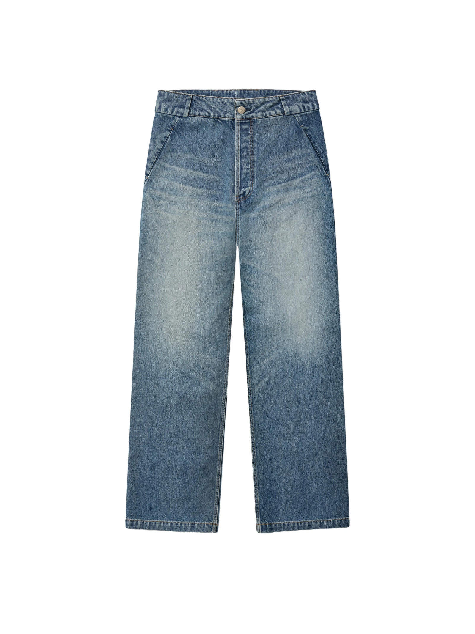 Fear of God Denim Utility Pant in Medium Indigo Fear of God Denim Utility Pant in Medium Indigo | Luxury Shoes