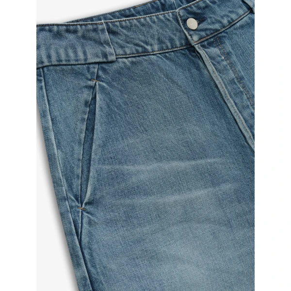 Fear of God Denim Utility Shorts in Medium Indigo | Shorts | Luxury Shoes 