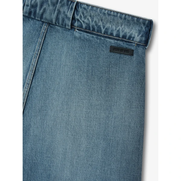 Fear of God Denim Utility Shorts in Medium Indigo | Shorts | Luxury Shoes 