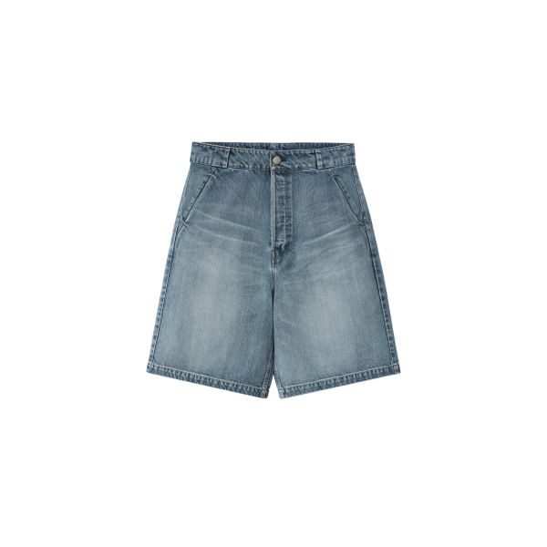 Fear of God Denim Utility Shorts in Medium Indigo | Luxury Shoes 
