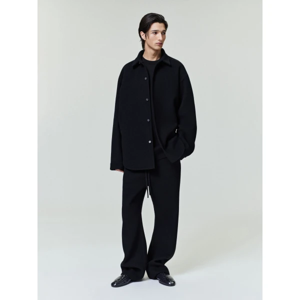 Fear of God Double Face Wool Cashmere Flared Pants in Black | Pants | Luxury Shoes 