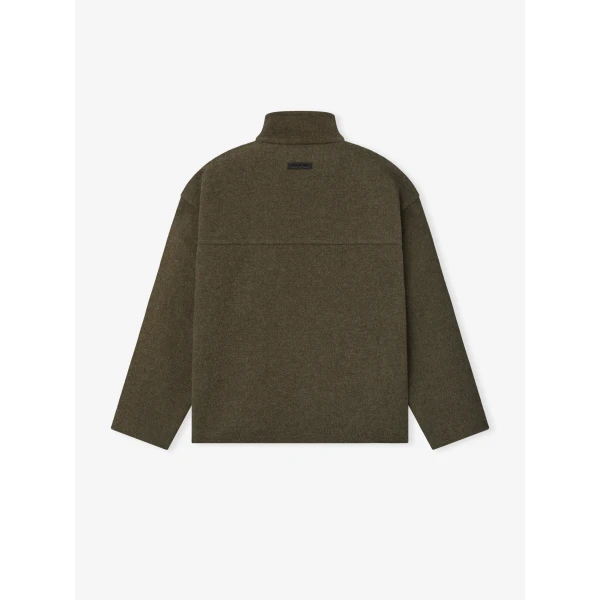 Fear of God Double Face Wool Cashmere Sport Jacket in Khaki Melange | Men Jackets | Luxury Shoes 