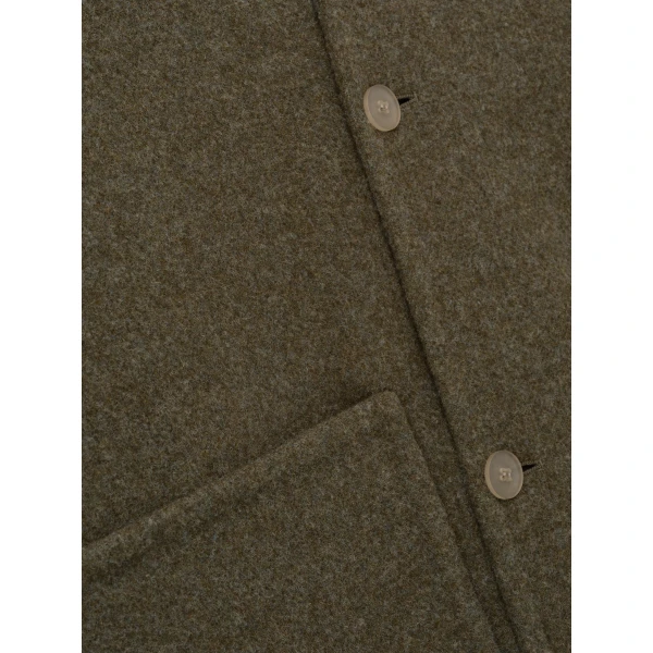 Fear of God Double Face Wool Cashmere Sport Jacket in Khaki Melange | Men Jackets | Luxury Shoes 