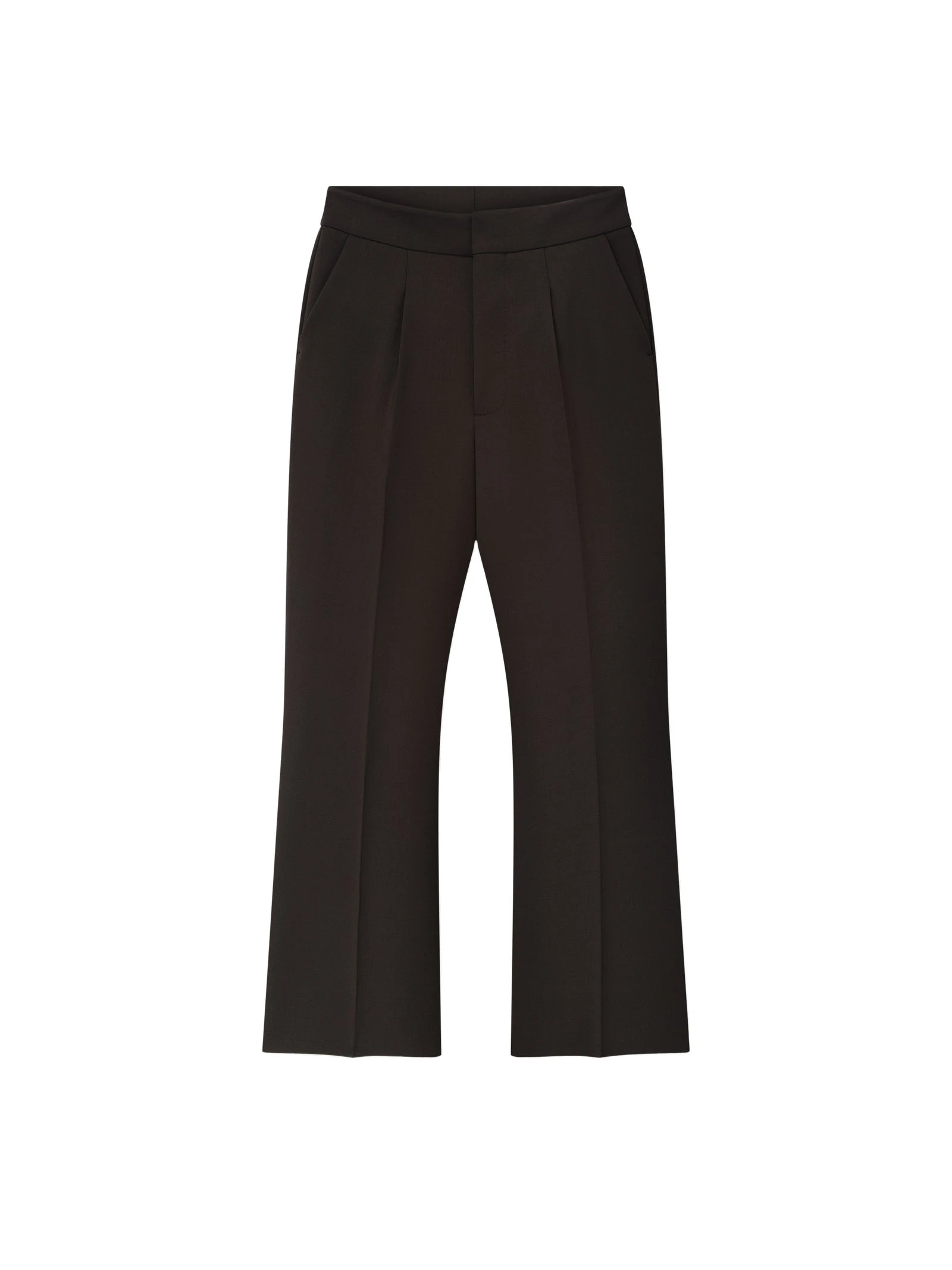 Fear of God Double Weave Wool Tailored Flared Pants in Brown Fear of God Double Weave Wool Tailored Flared Pants in Brown | Luxury Shoes