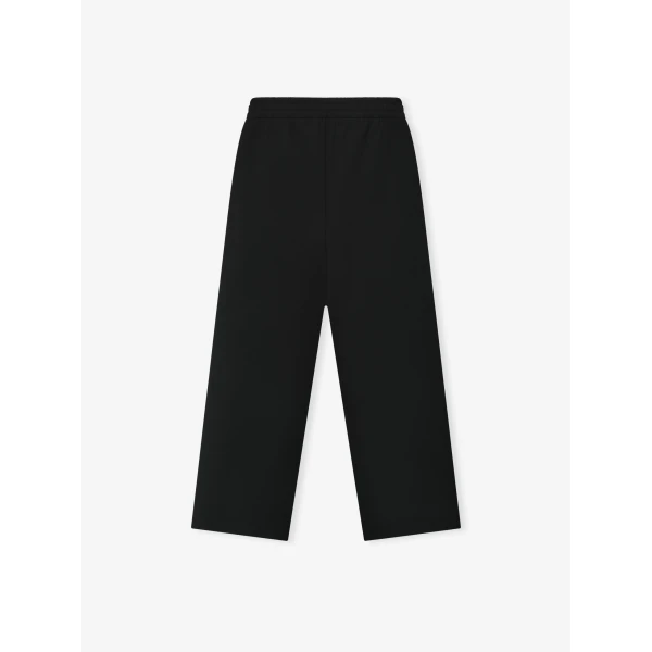 Fear of God Double Weave Wool Wide Leg Drawstring Pants in Black | Pants | Luxury Shoes 