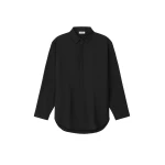 Fear of God Easy Care Wool Classic Shirt in Black | Luxury Shoes 