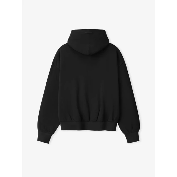 Fear of God Essentials 90s Hoodie in Vintage Black | Sweatshirts | Luxury Shoes 