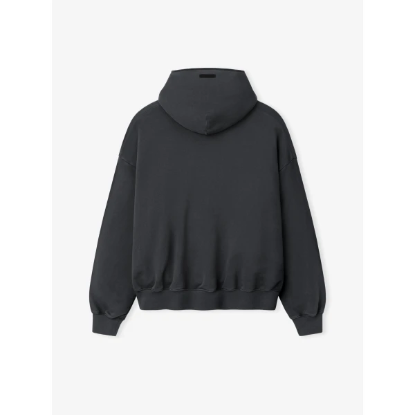 Fear of God Essentials 90s Hoodie in Washed Iron Grey | Sweatshirts | Luxury Shoes 